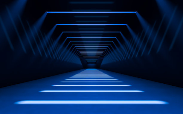 科技感蓝色光效