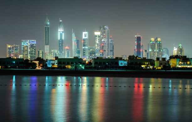 城市风光,阿联酋夜景