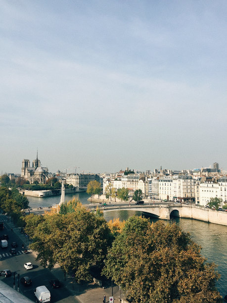 俯瞰巴黎圣母院