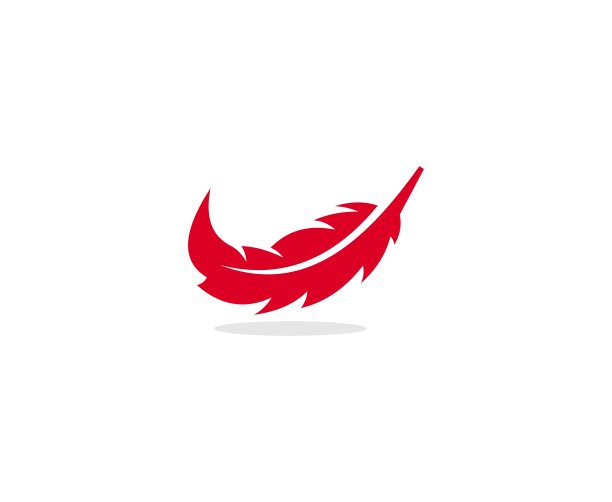 羽毛笔logo