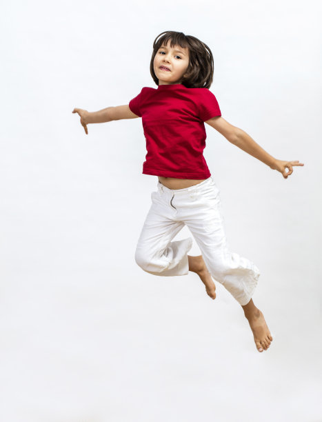 leaping