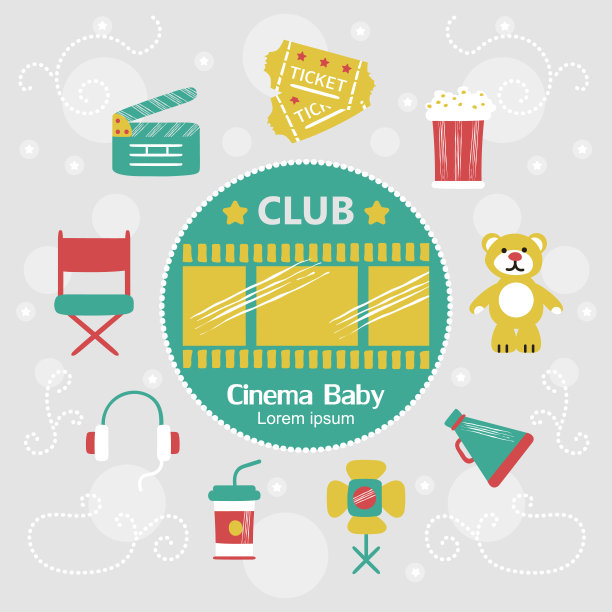 爆米花矢量文字