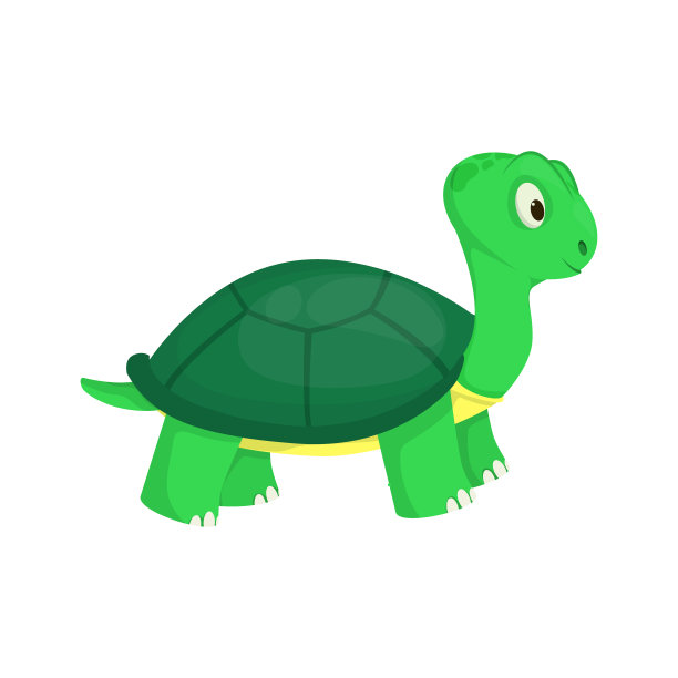 可爱矢量度假元素绿色