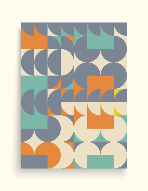 灰色圆形图案封面