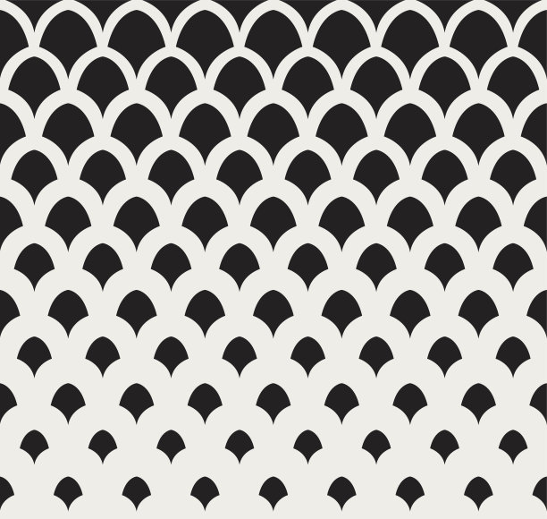 鳞纹矢量插画