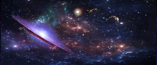 天空,星系,望远镜