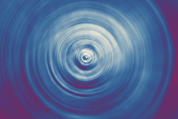 精美圆形渐变花纹图案