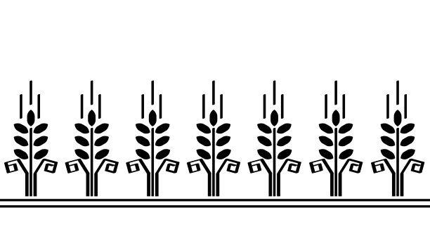 麦穗图案边框