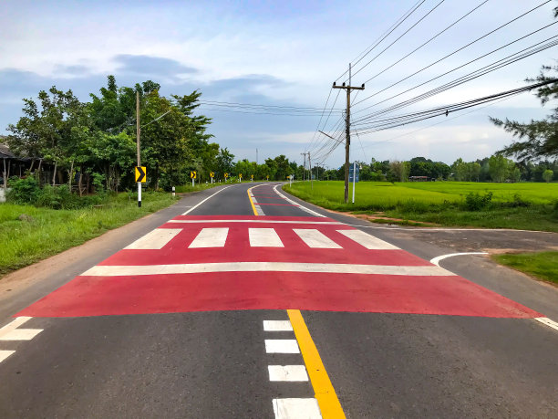 学校道路标识牌