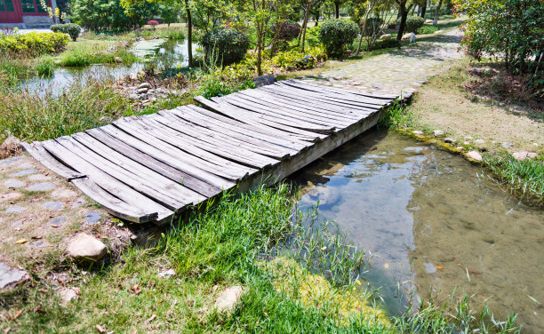 游园湿地公园桥梁
