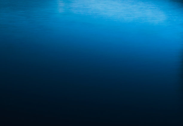 蓝色海底世界背景墙