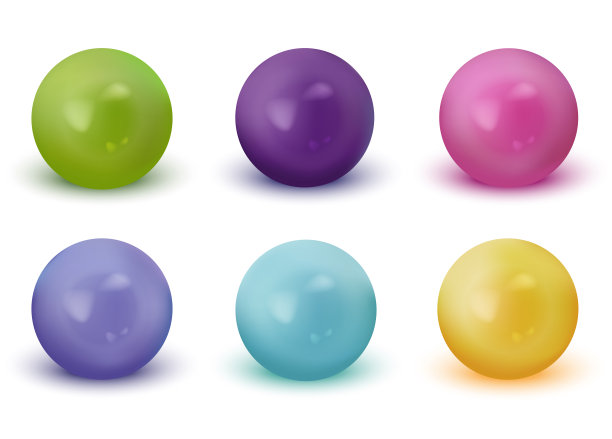 可爱矢量度假元素绿色