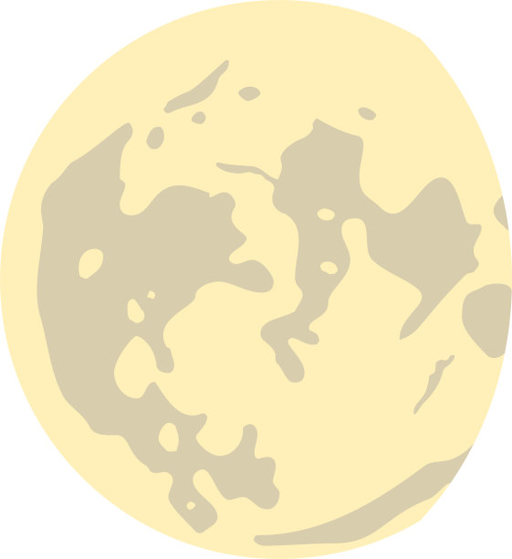 垂直画幅,天空,满月