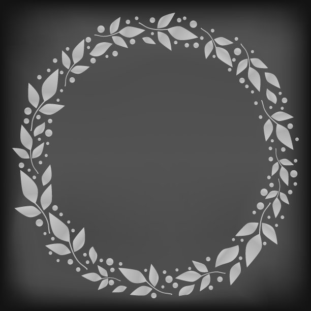 灰色圆形图案封面