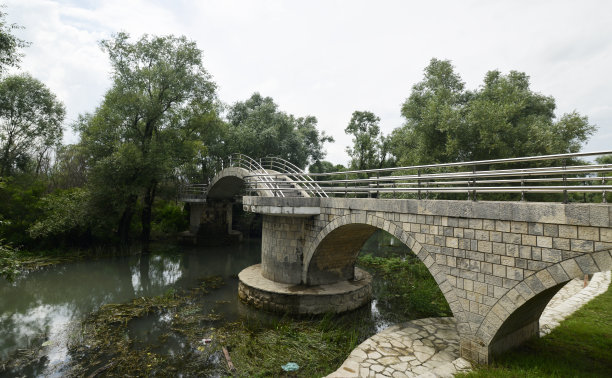 游园湿地公园桥梁