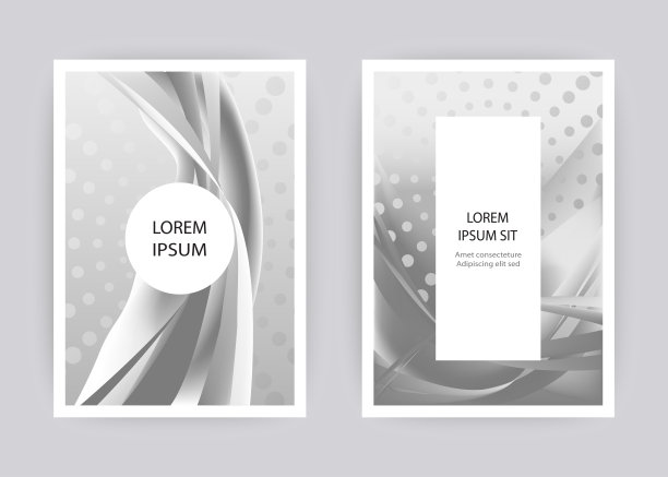 灰色圆形底纹封面