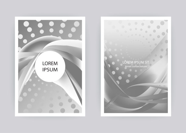 灰色圆形图案封面