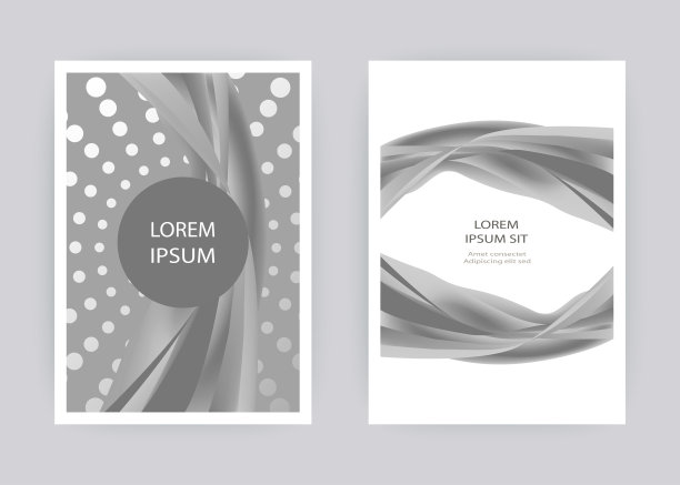 灰色圆形图案封面