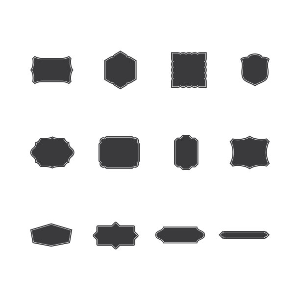 标签,品牌名称,设计