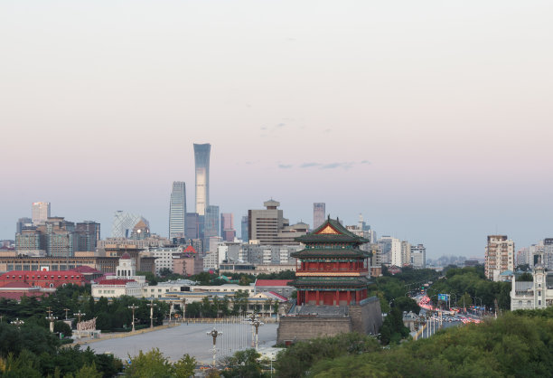 北京城市风光国贸cbd繁华都市