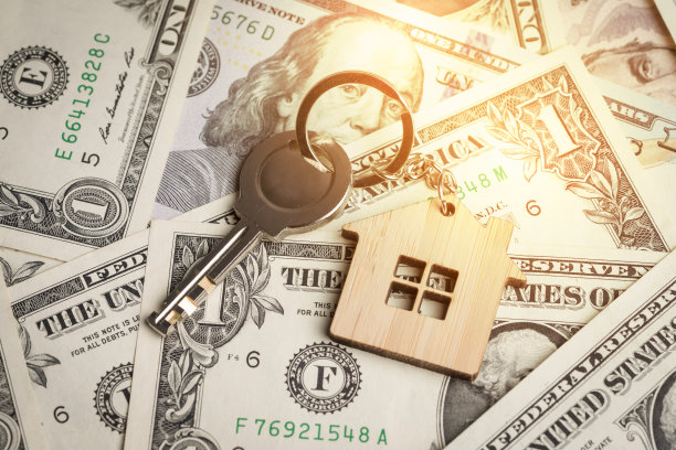 喜庆乔迁之喜背景图