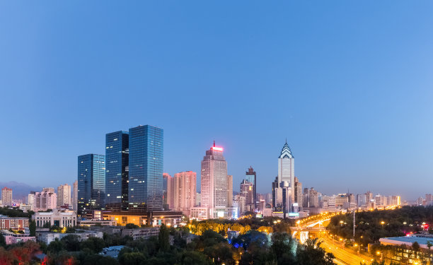 乌鲁木齐城市天际线