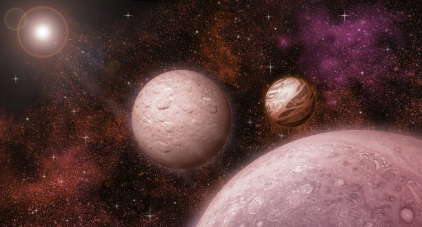 行星月亮,月球,太空