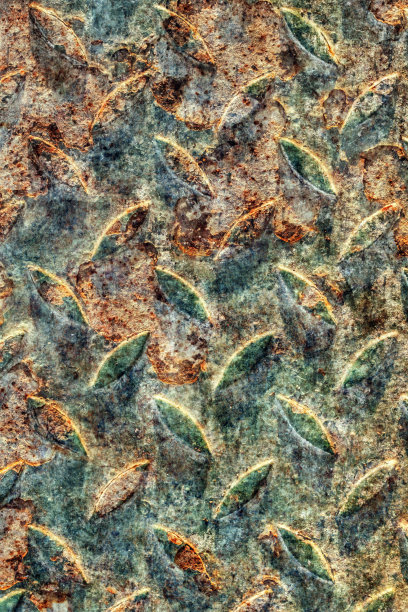 斑驳锈迹金属表面纹理