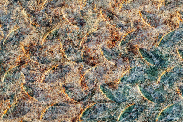 斑驳锈迹金属表面纹理