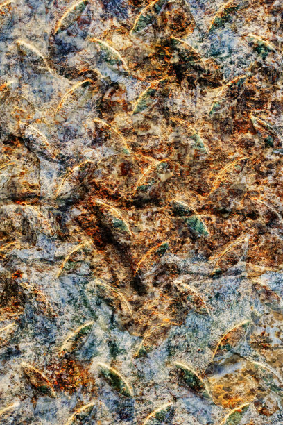 斑驳锈迹金属表面纹理