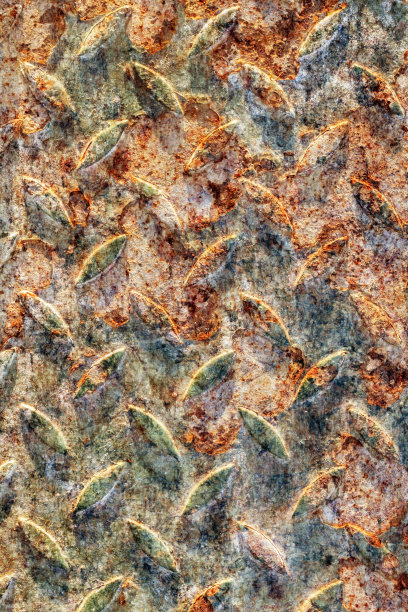 斑驳锈迹金属表面纹理