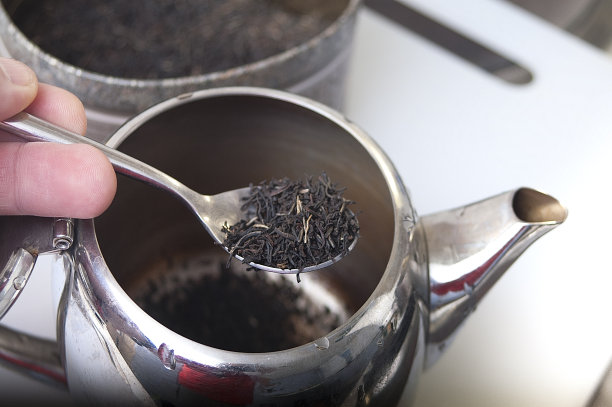 汤匙,茶,芳香的