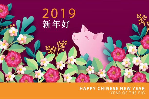 2019猪年新春海报