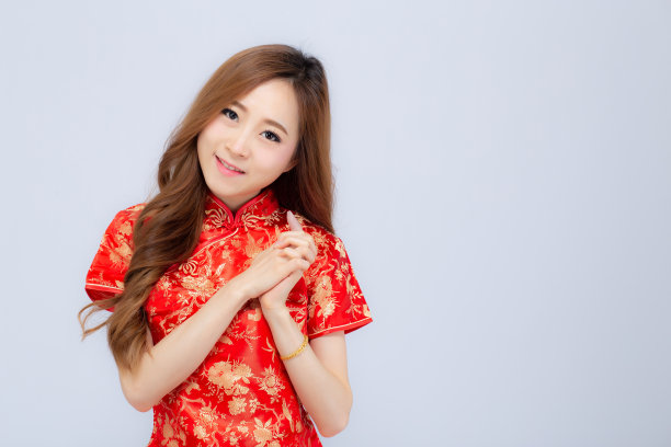 传统节日东方女性服饰