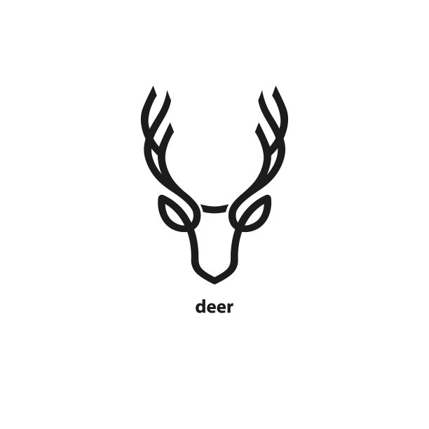 奔跑的鹿logo