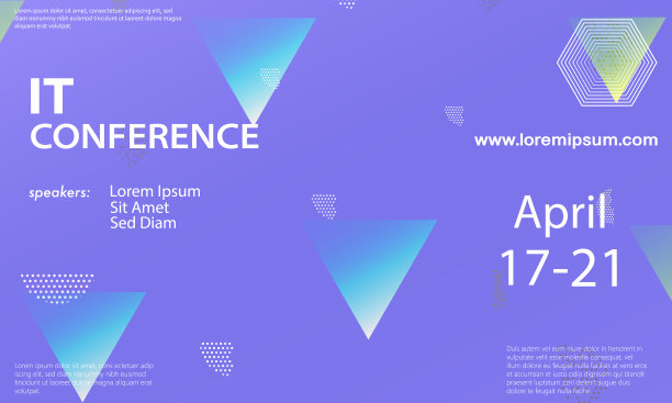 紫色会议主视觉