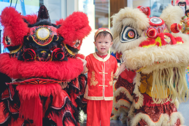 中国年节日装扮