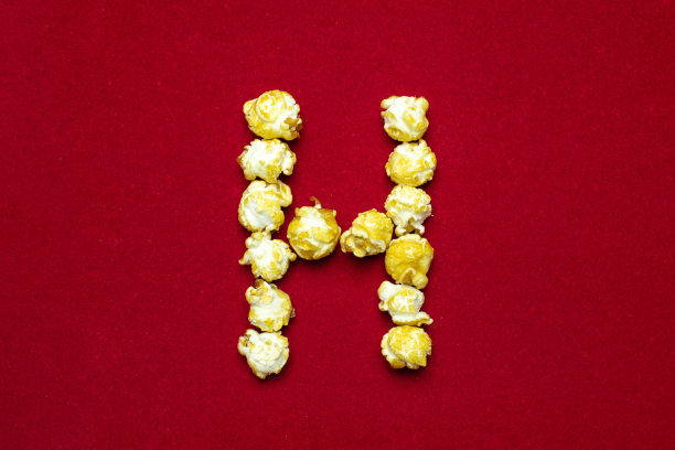 爆米花设计字体