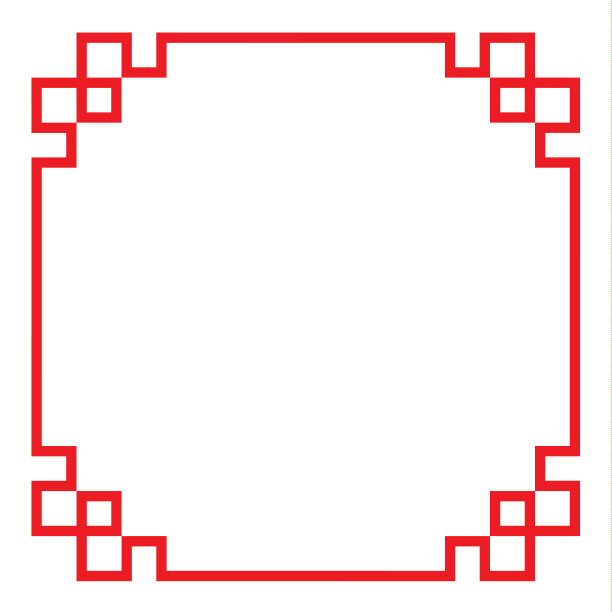 中国风底纹边框