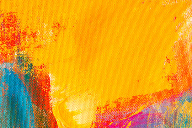 流彩色彩艺术油画