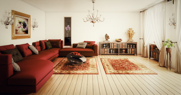 高清欧式彩色地毯
