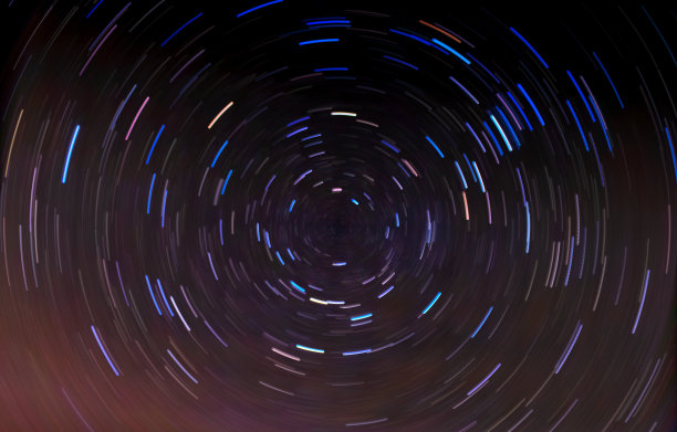 繁星点点蓝色动态宇宙