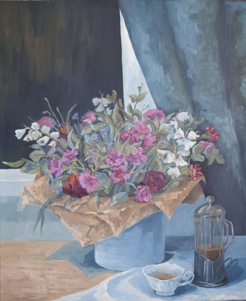 百花齐放装饰画