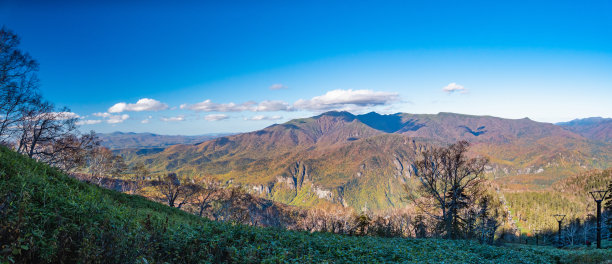 大雪山远眺