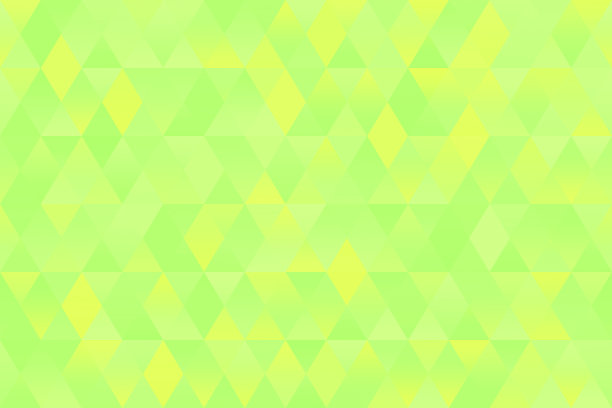 黄色几何可爱独角兽背景