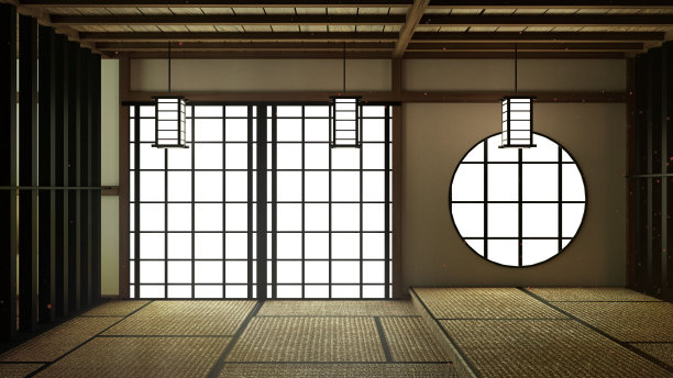 日式木门窗