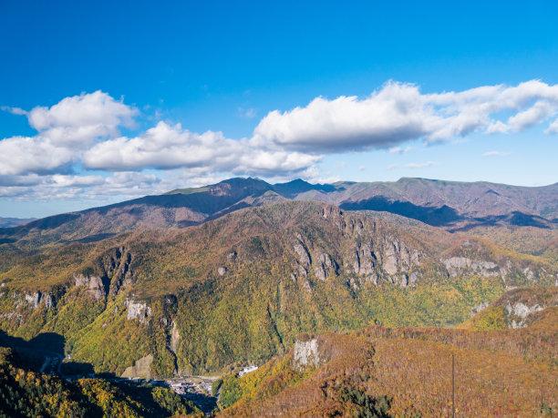 大雪山远眺