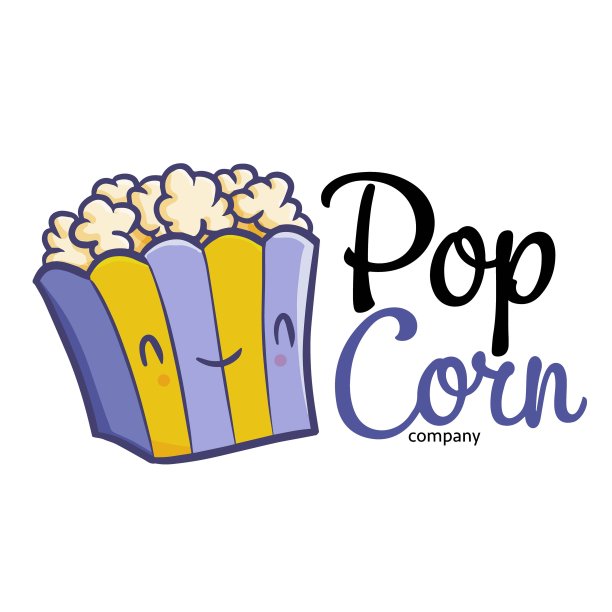 爆米花设计字体