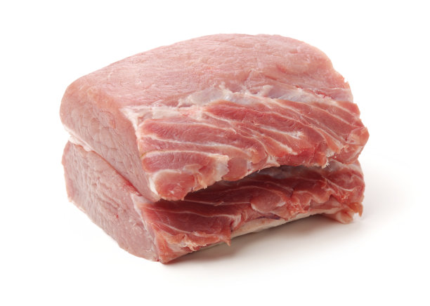嫩里脊排,切片食物,肉