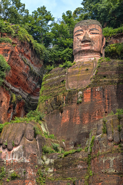 四川乐山大佛景区